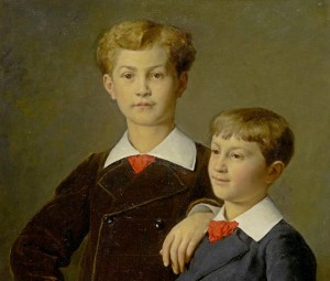Two brothers portrait
